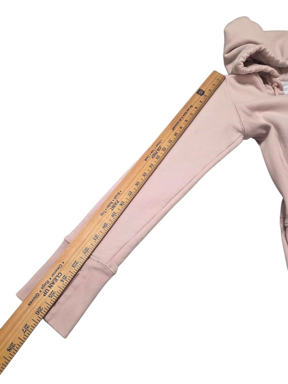 Aritzia Sweatfleece Cozy Fleece Snug Fit Zip Hoodie Bow Pink Women's S F14.5 - Picture 6 of 12